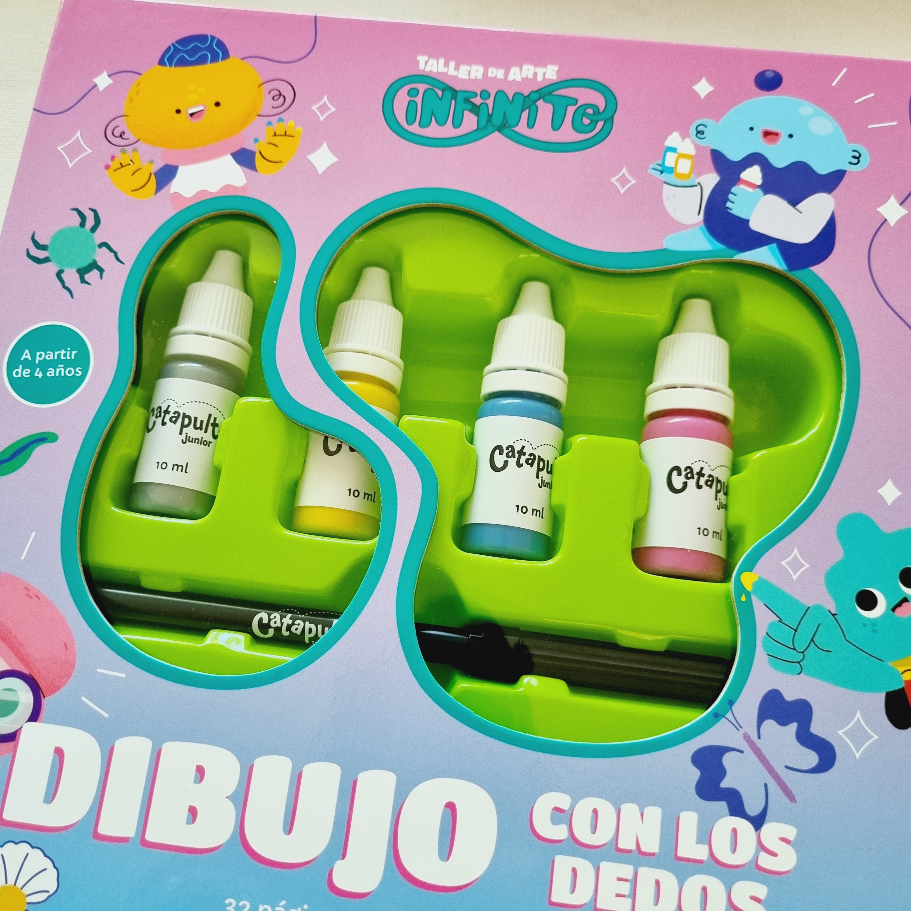 Dibujo con los dedos - Taller de arte infinito Dibujo con los dedos - Taller de arte infinito